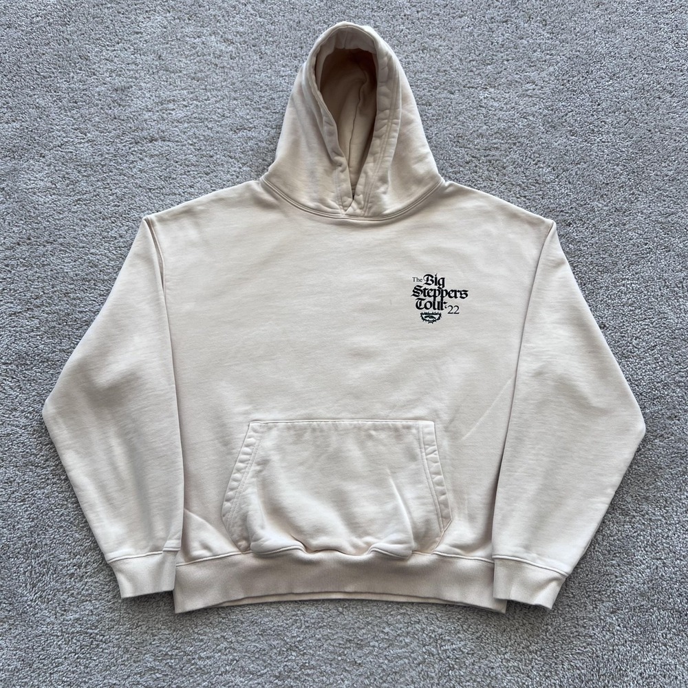 Kendrick‎ Lamar The Big Steppers Tour 2022 Oklama Hoodie Mens Large Beige